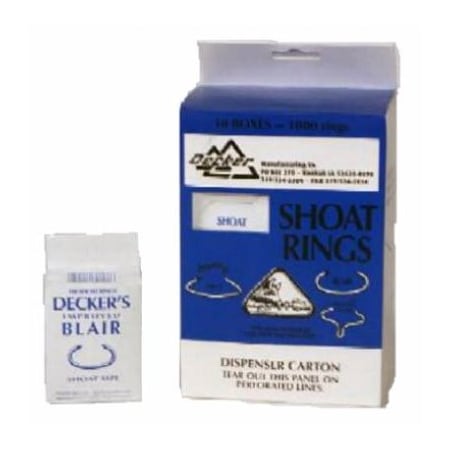 Decker Mfgmpany 100PK 2 Shoat Ring 5